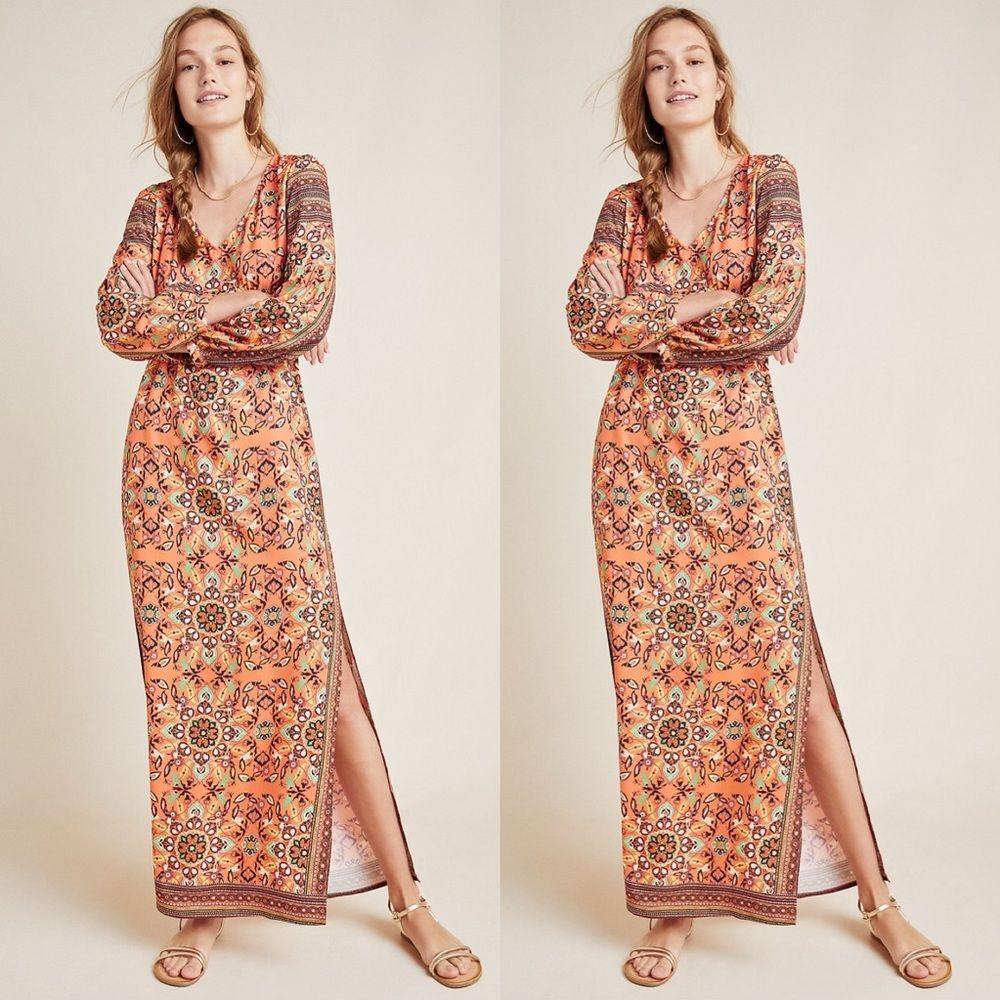 Farm Rio for Anthropologie Clarabella Maxi Dress